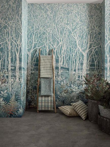 Osborne & Little Sylvania Wallpaper Panel Set - view 2, Multi W7457-01
