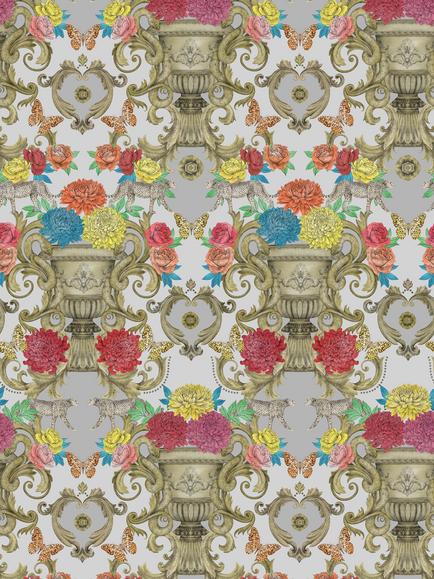 Matthew Williamson Chateau Wallpaper, Metallics W7490-01
