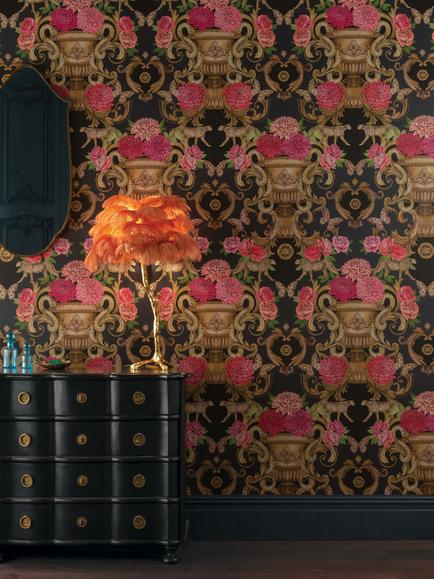 Matthew Williamson Chateau Wallpaper - view 2, Metallics W7490-01