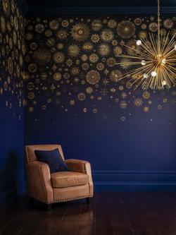 Matthew Williamson Celestia Wallpaper Panel Set, W7495-01 - view 2, Blue W7495-01