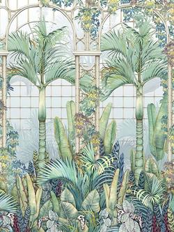 Osborne & Little Palm House Wallpaper, Blue W7452-02