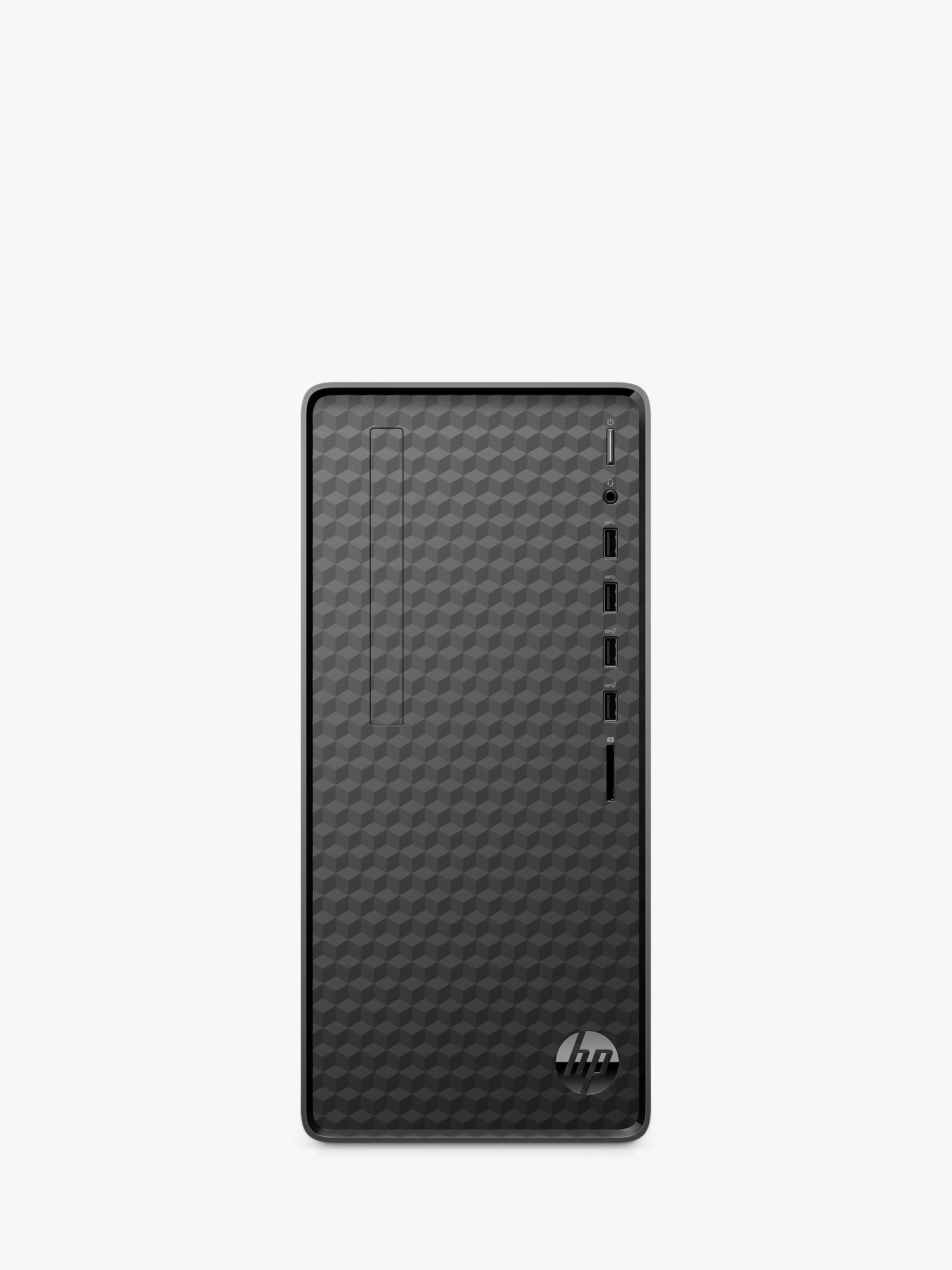 HP M01-F0026na Desktop PC, AMD Ryzen 5 Processor, 8GB RAM, 1TB HDD + 256GB SSD, Jet Black
