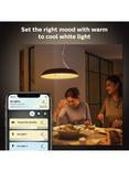 Philips Hue White Ambiance Amaze LED Smart Ceiling Light with Bluetooth and Dimmer Switch