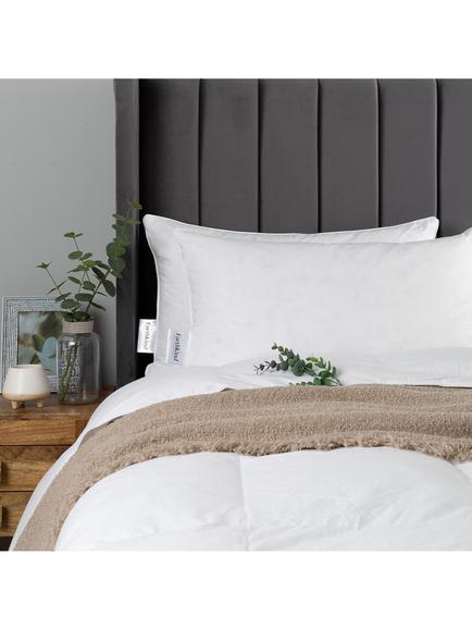EarthKind™ Reclaimed Natural Down Standard Pillow, Soft/Medium - view 2, White