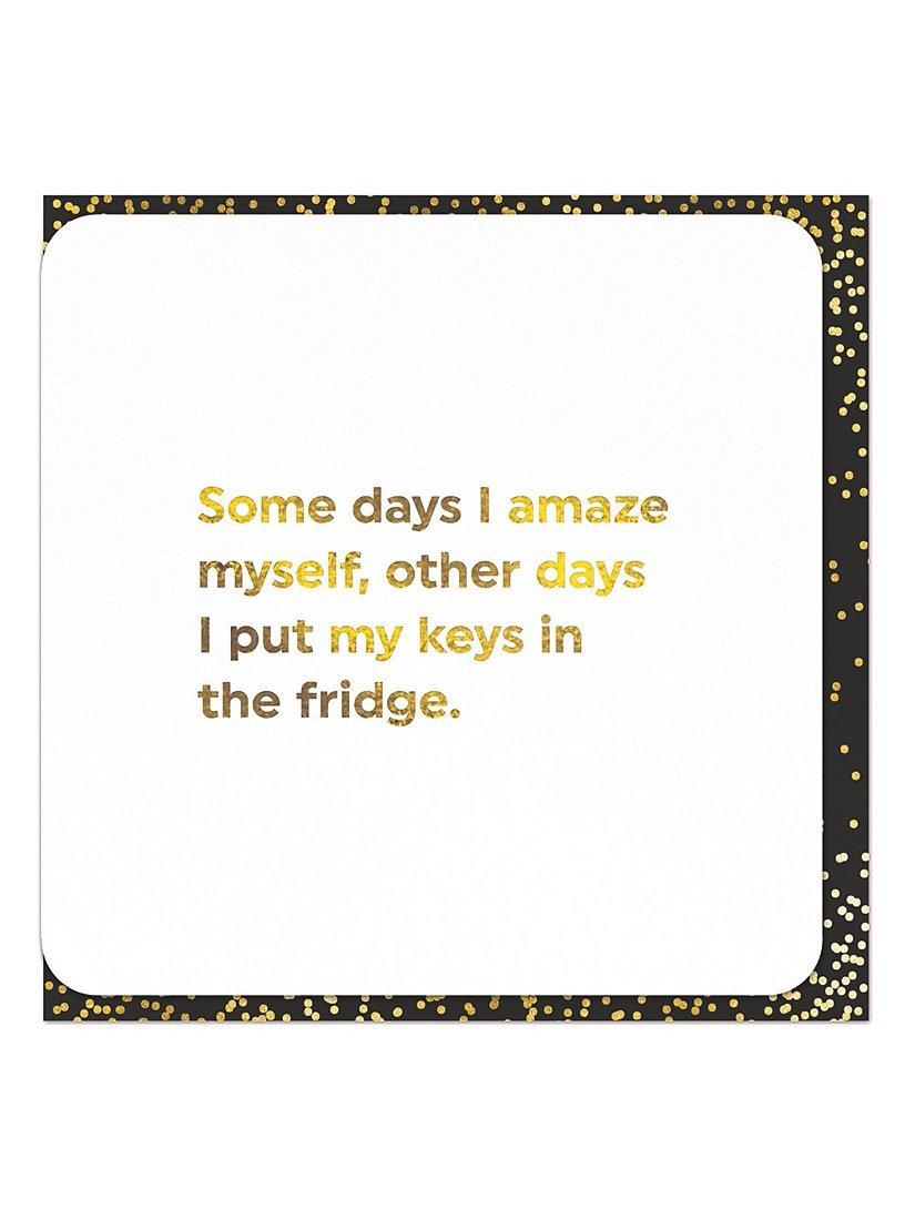 Brainbox Candy Some Days Blank Greeting Card