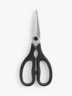 John Lewis ANYDAY Stainless Steel Kitchen Scissors, 8cms, Black