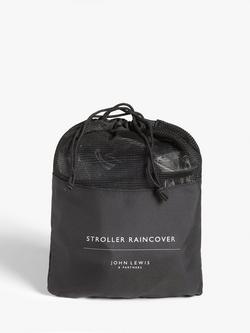 John Lewis ANYDAY Universal Pushchair Raincover, Clear - view 2, Clear