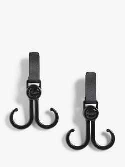 John Lewis ANYDAY Universal Pushchair Clips, Pack of 2, Black