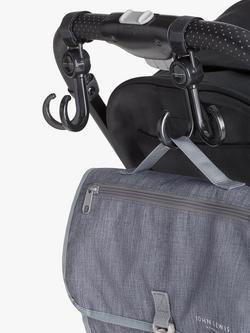 John Lewis ANYDAY Universal Pushchair Clips, Pack of 2 - view 2, Black