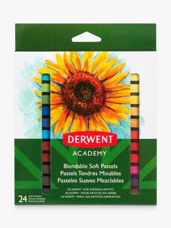 Derwent Academy Soft Pastels, Pack of 24, Multi
