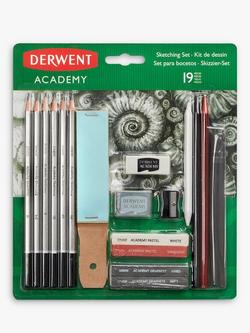 Derwent Academy 19 Piece Sketching Set, Multi