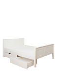 Stompa Classic Children's Bed Frame with Drawers, Small Double, White