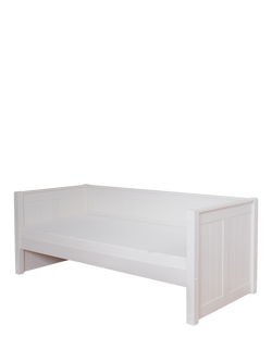 Stompa Classic Children's Day Bed Frame, Single, White - view 2, White