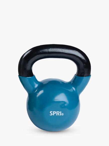 SPRI 9.0kg/20lbs Vinyl Kettlebell, Blue