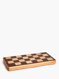 John Lewis Classic Wooden Chess & Draughts Set, Large, Multi