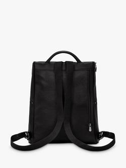 Longchamp Le Foulonné Leather Backpack - view 2, Black