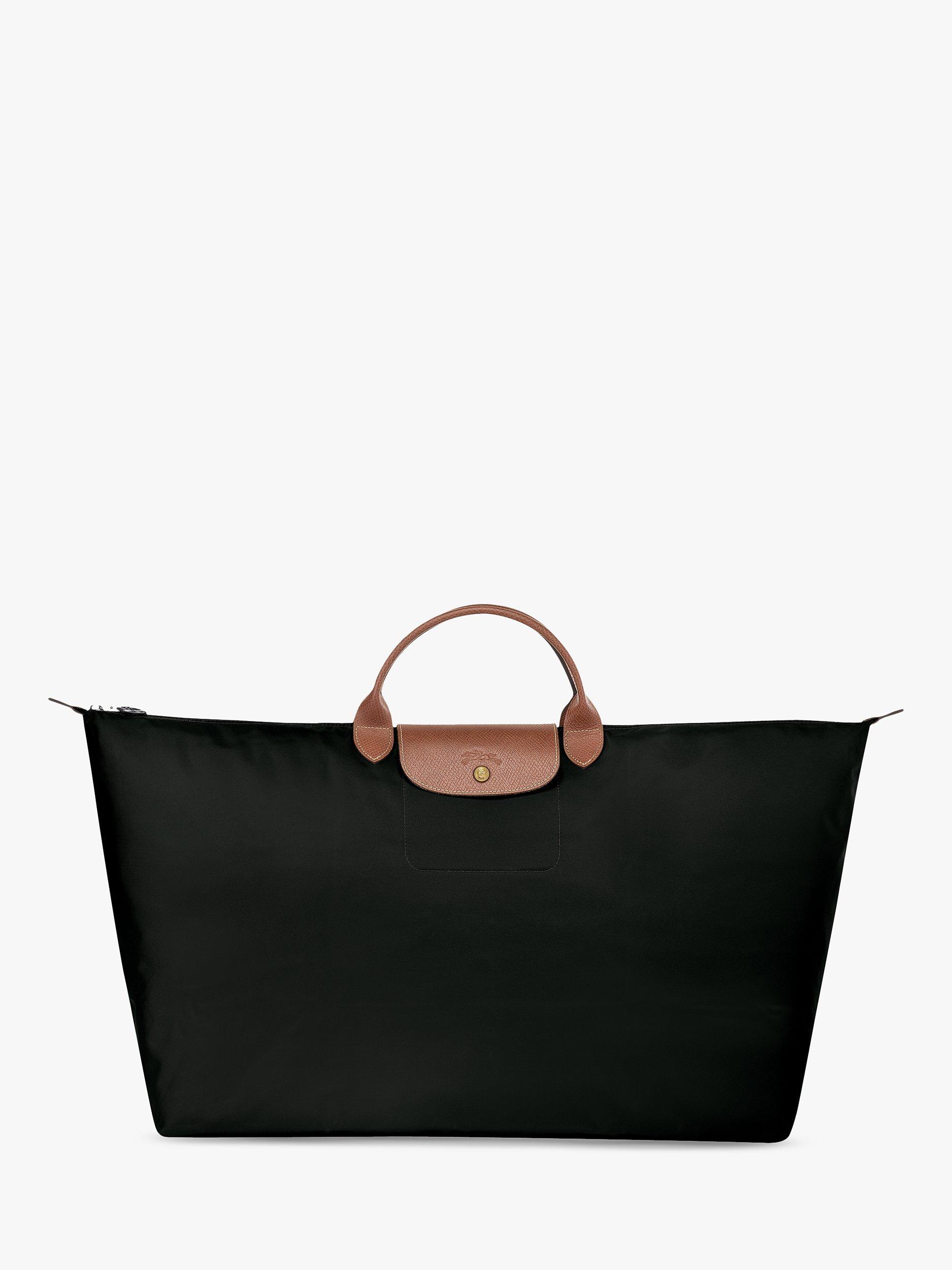 Black longchamp bag medium hotsell