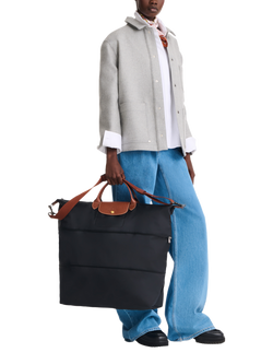 Longchamp Le Pliage Original Expandable Travel Bag - view 2, Black