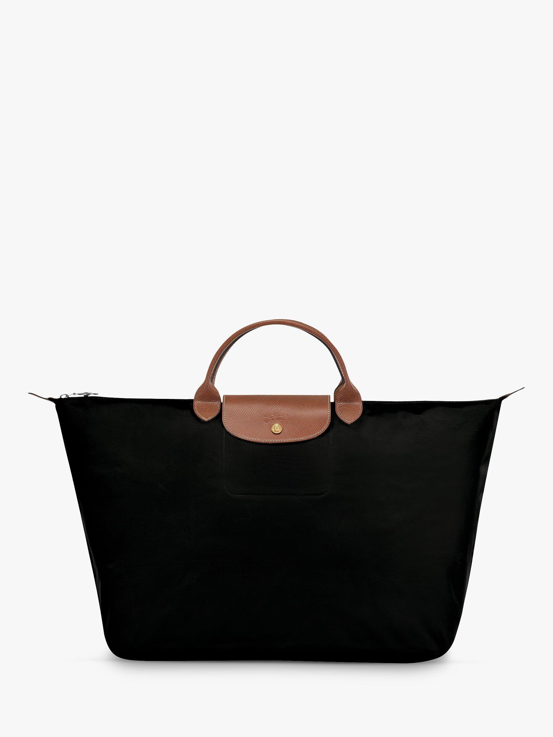 Longchamp popular tote (Black/Brown)