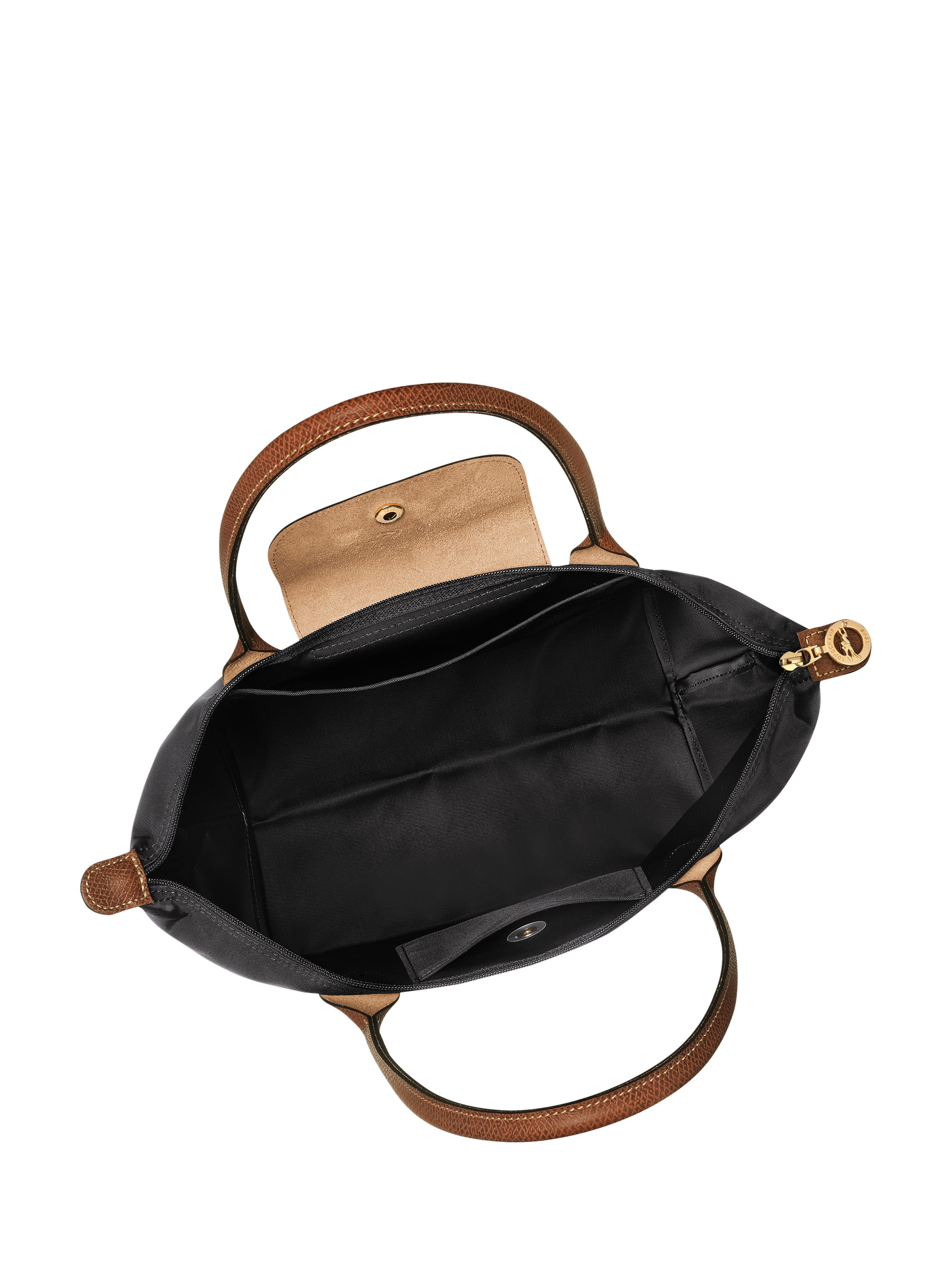 Product image 6 of 7, which shows Longchamp Le Pliage Original Medium Shoulder Bag, Black