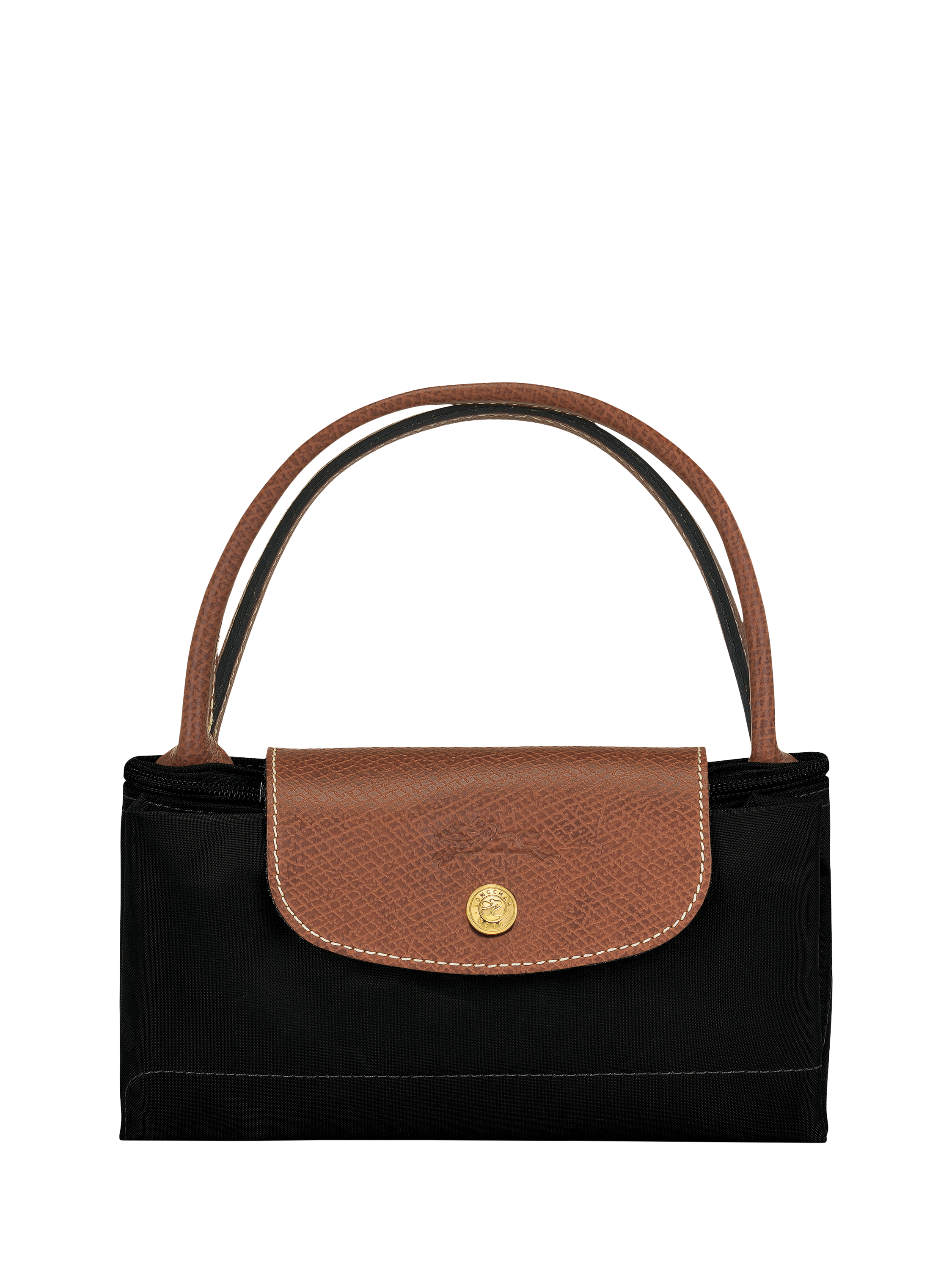 Product image 7 of 7, which shows Longchamp Le Pliage Original Small Top Handle Bag, Black
