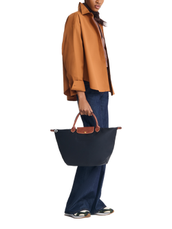 Longchamp Le Pliage Original Medium Top Handle Bag - view 2, Black