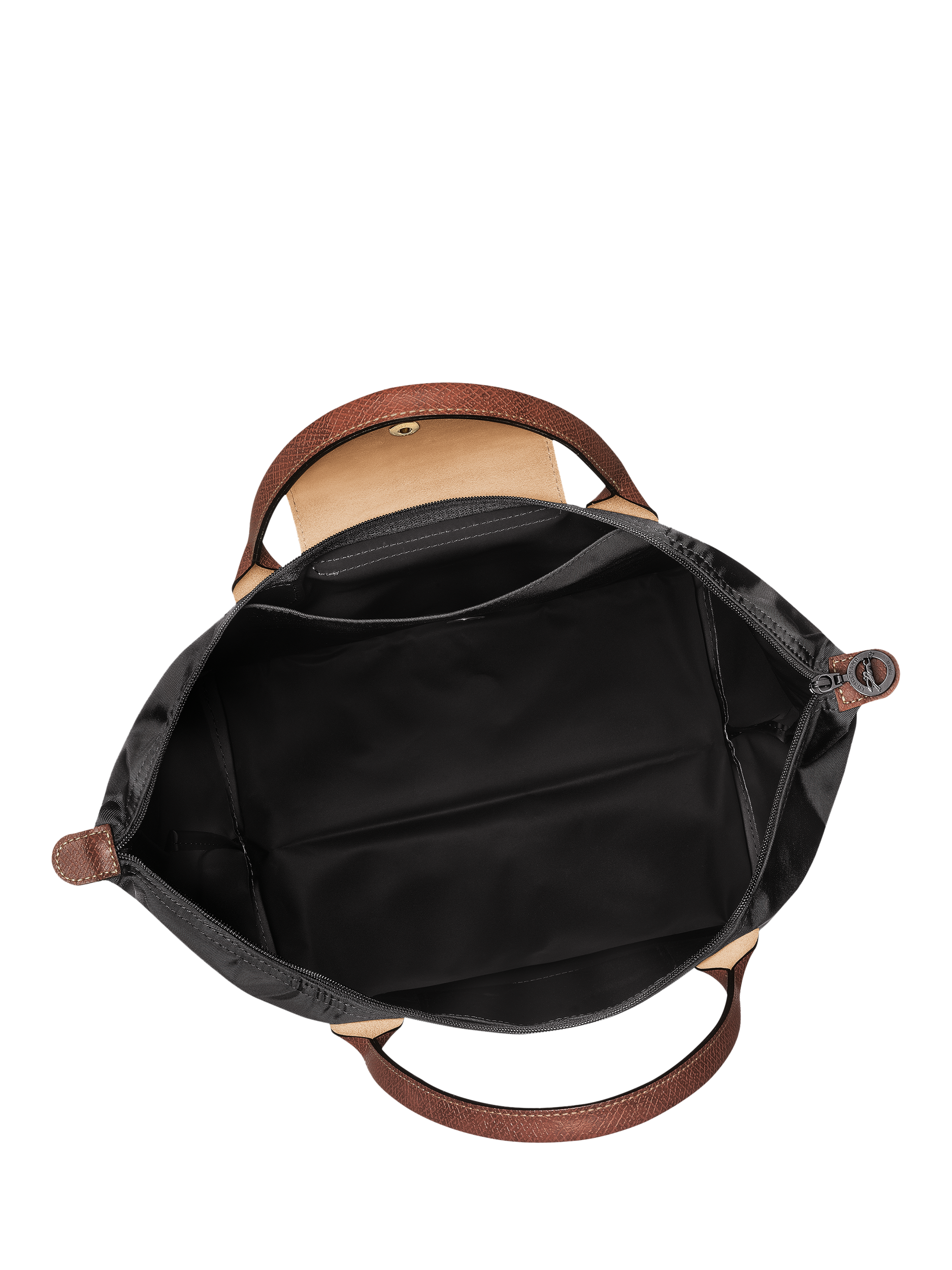 Product image 6 of 7, which shows Longchamp Le Pliage Original Medium Top Handle Bag, Black