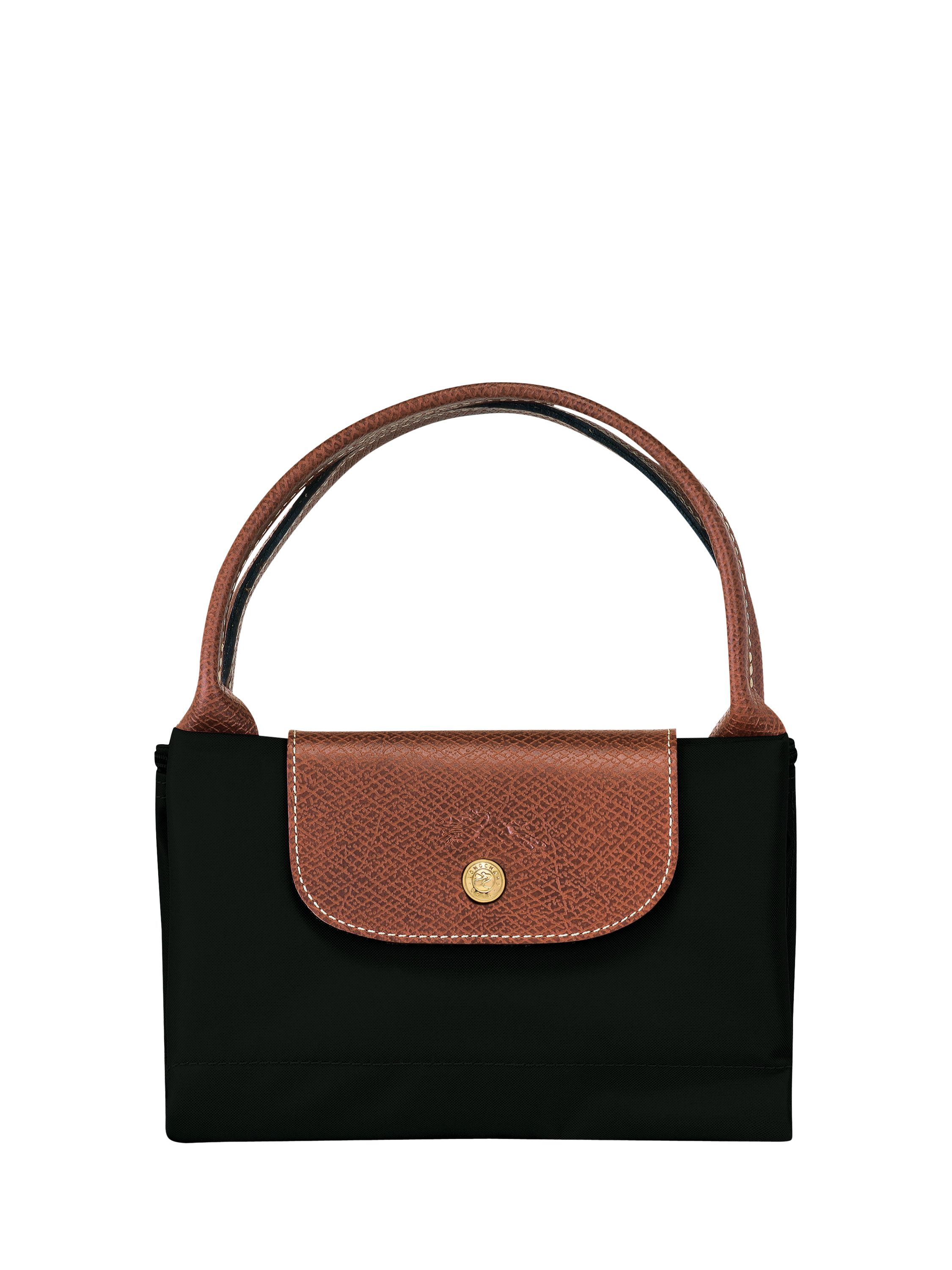 Product image 7 of 7, which shows Longchamp Le Pliage Original Medium Top Handle Bag, Black