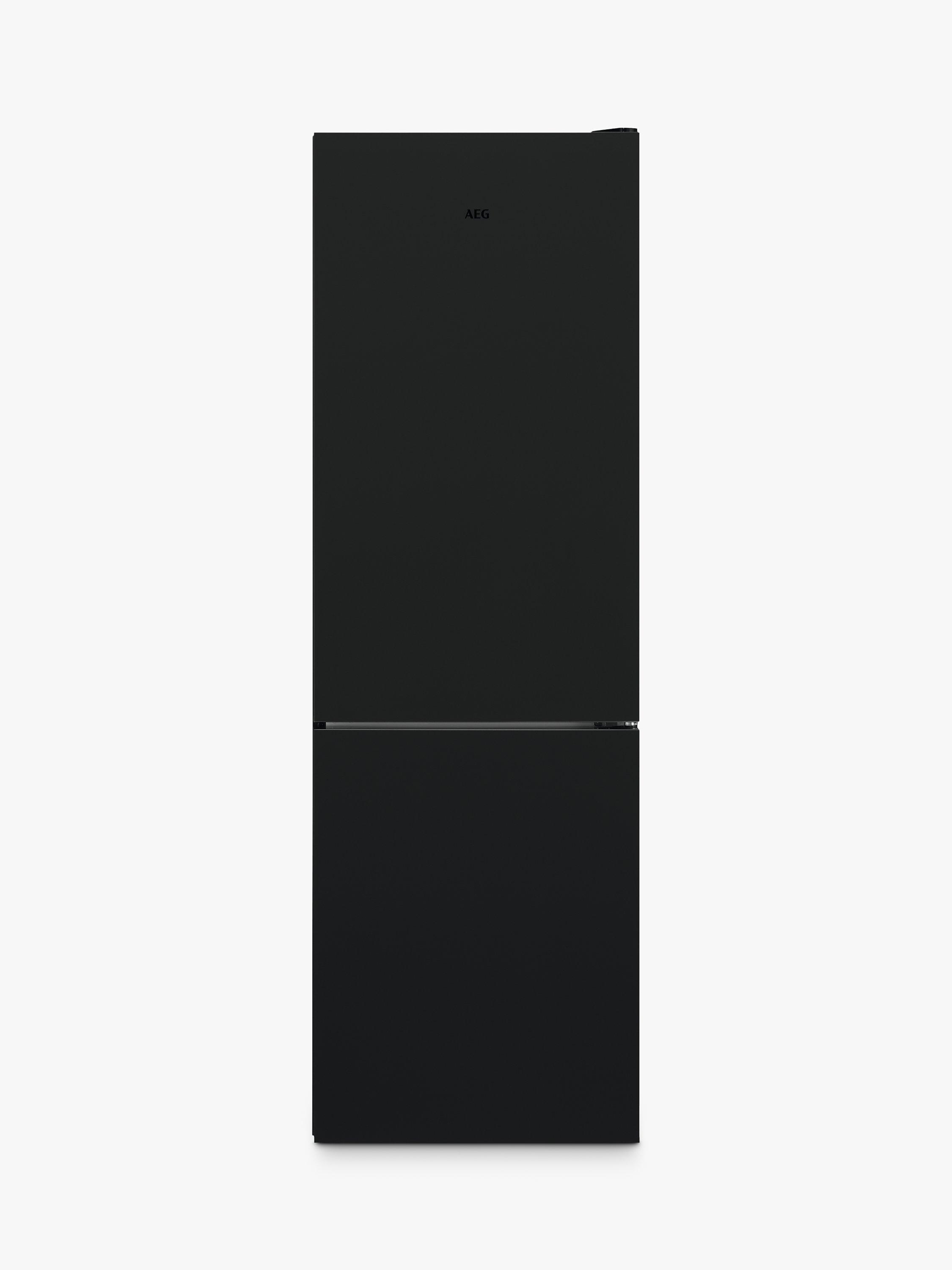 AEG 7000 RCB732E4MG Freestanding 60/40 Fridge Freezer, Matt Black Glass