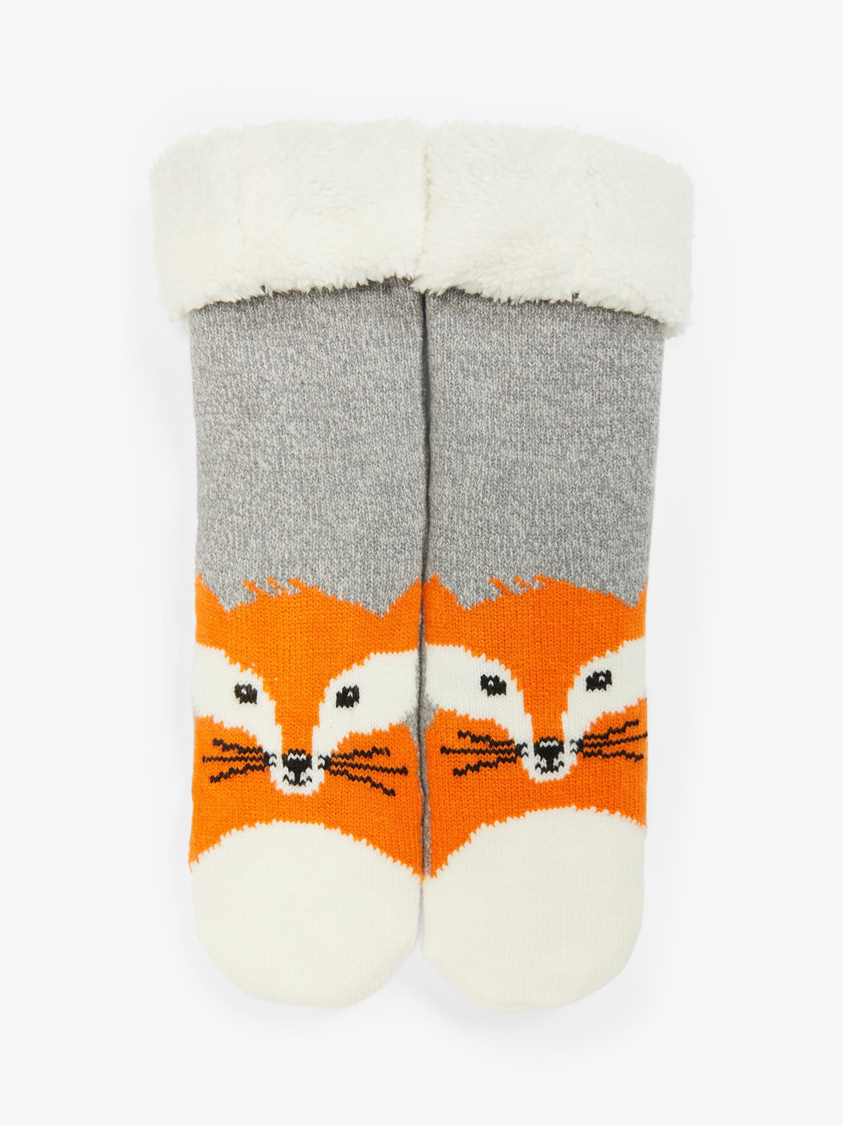 John Lewis Fox Chunky Ankle Socks, Multi