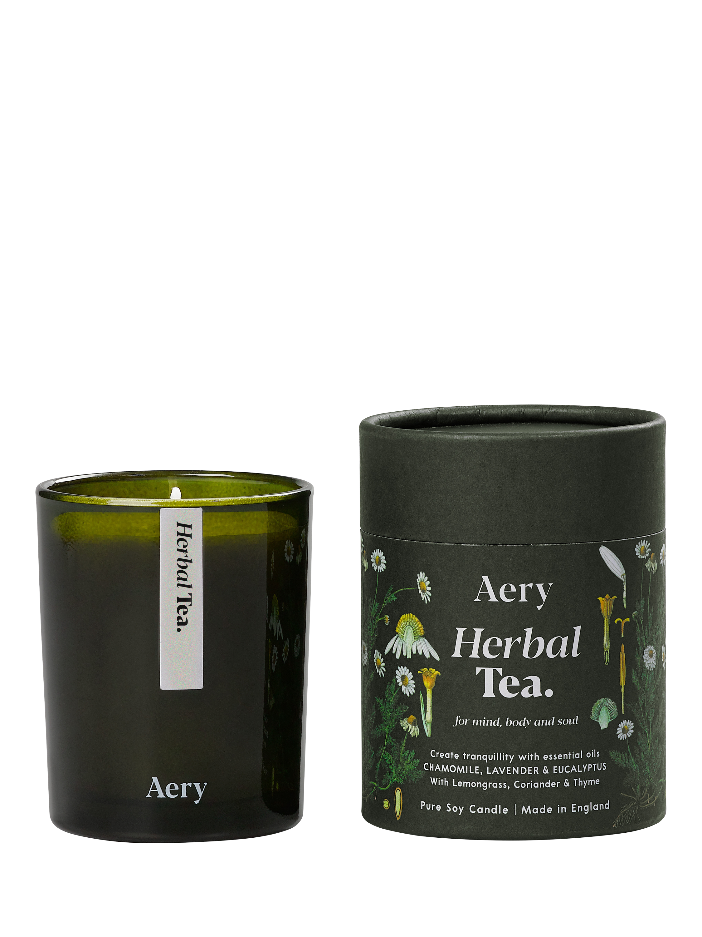 Aery Green Herbal Tea Scented Candle, 200g