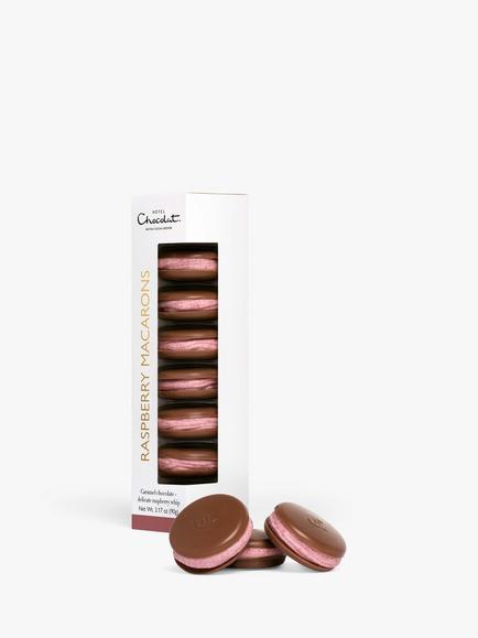 Hotel Chocolat Raspberry Macarons, 90g, Multi