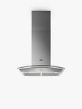 AEG DTB3653M 60cm Chimney Cooker Hood, Stainless Steel/Glass