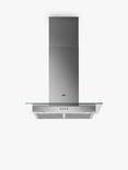 AEG DTB3654M 60cm Chimney Cooker Hood, Stainless Steel/Glass