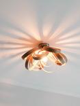 Tom Raffield Small Skipper Semi Flush Ceiling Light