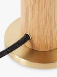 Tala Knuckle Table Lamp with LED Voronoi I 2W LED ES Bulb, Oak