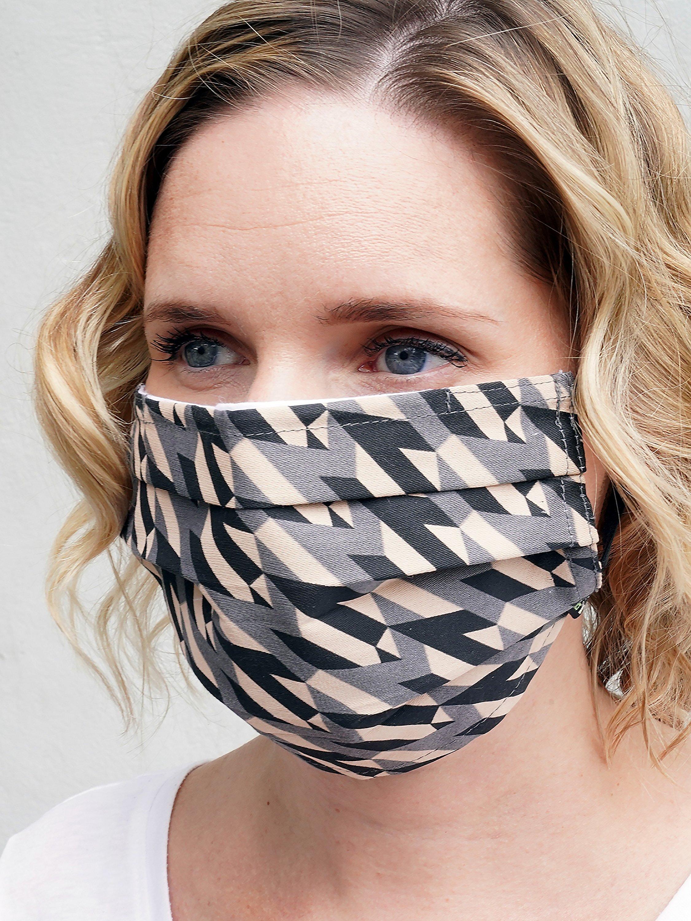 Product image 1 of 10, which shows Great British Designer Face Coverings - Mulberry, RÆBURN, Halpern, Pack of 3