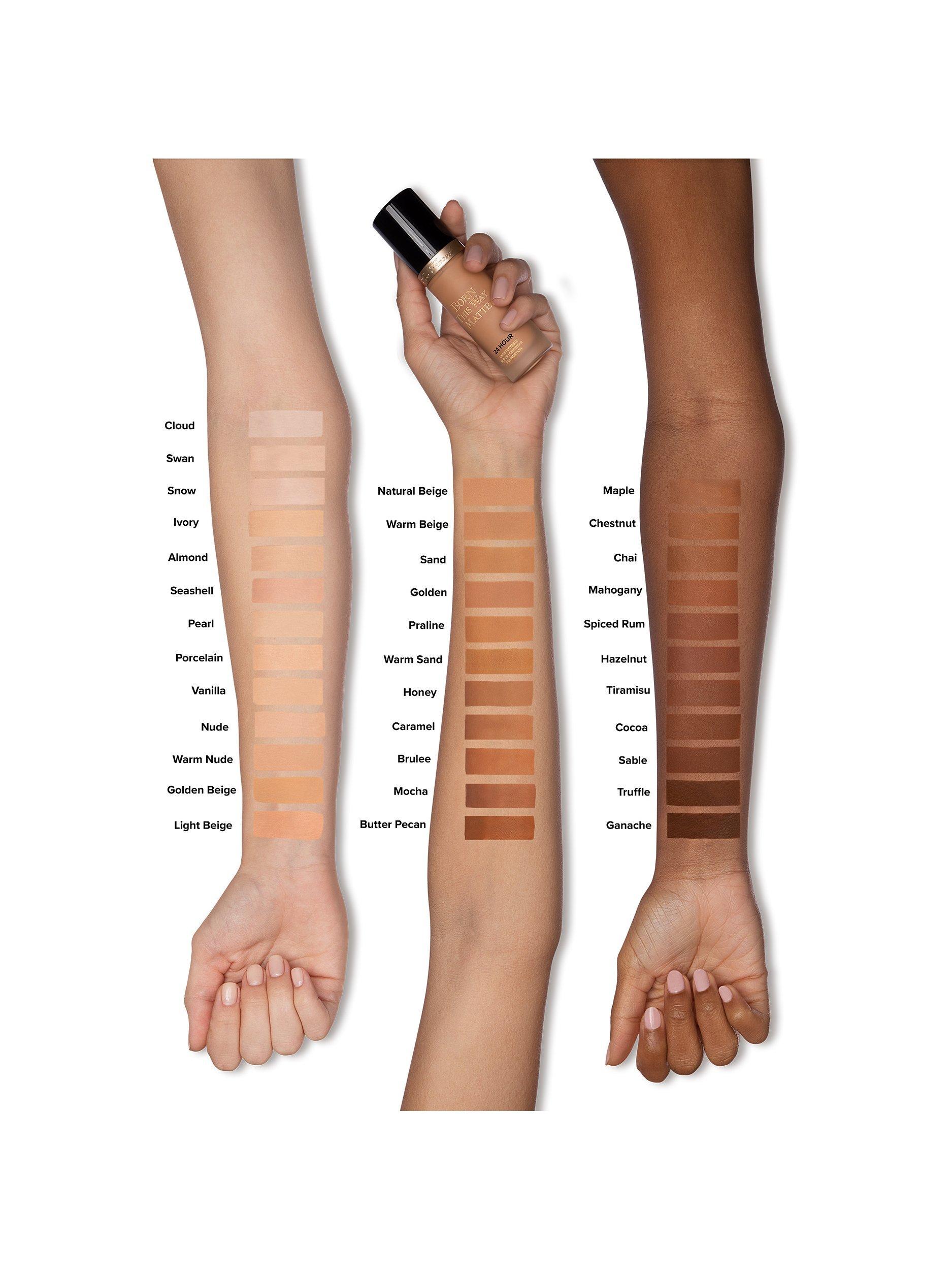 Too Faced Born This Way Matte Foundation, Hazelnut