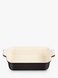 Le Creuset Stoneware Classic Rectangular Oven Dish, Satin Black