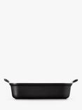 Le Creuset Stoneware Classic Rectangular Oven Dish, Satin Black