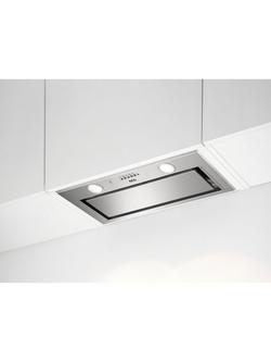 AEG DGE5661HM 54cm Canopy Cooker Hood, A Energy Rating, Stainless Steel, White