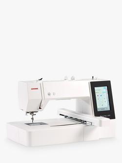 Janome Memory Craft MC500E LE Embroidery Machine, White - view 2, White