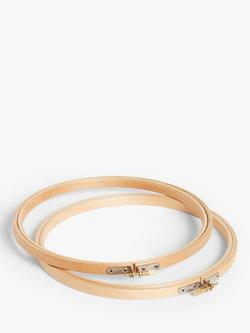 Habico Embroidery Hoop, 20cm, Pack of 2, Natural