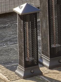 KETTLER Universal Electric Lantern Patio Heater, 50cm - view 2, Black