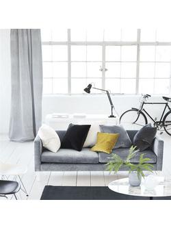 Designers Guild Zaragoza Furnishing Fabric - view 2, Noir