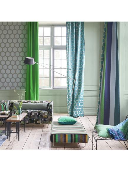 Designers Guild Saarika Furnishing Fabric - view 2, Azure