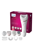 Philips 8000 Series BRE740/11 Epilator, White