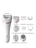 Philips 8000 Series BRE740/11 Epilator, White