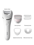 Philips BRE710/01 8000 Series Epilator, White