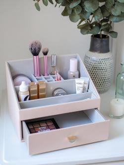 Stackers Make Up Organiser - view 2, Blush Pink